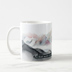 Caneca De Café Misty Mountain A melhor vista