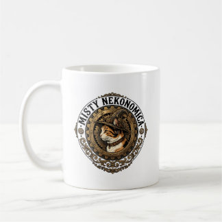 Caneca De Café MISTY NEKONOMICA Steampunk Cat Wizard Mug
