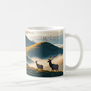 Caneca De Café Misty Point Reyes - Elk