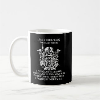 Caneca De Café Mitologia Viking Medieval - Odin de Deus Nórdico -