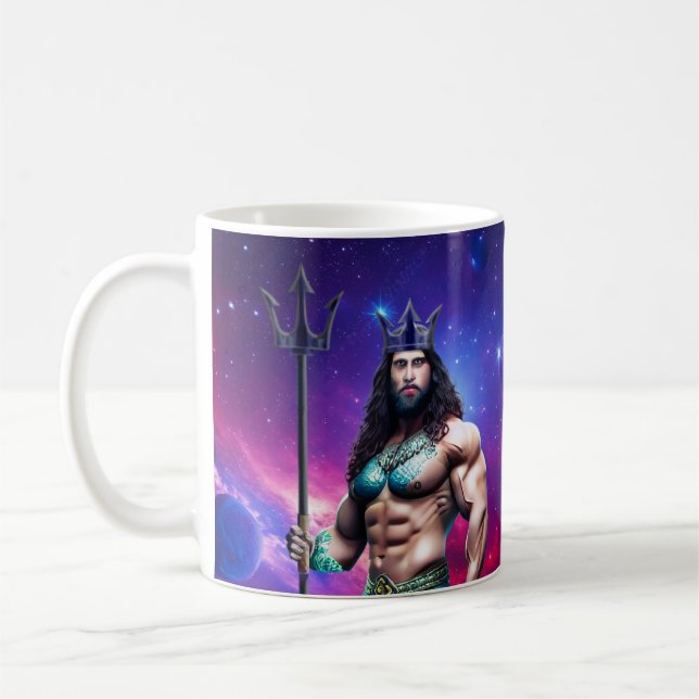 Caneca De Café Mitos e lendas: Poseidon (Esquerda)