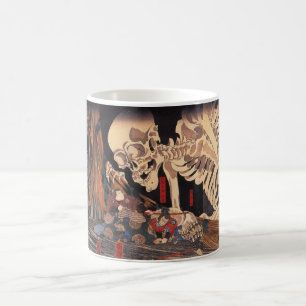 Caneca De Café Mitsukuni que provoca o espectro de esqueleto