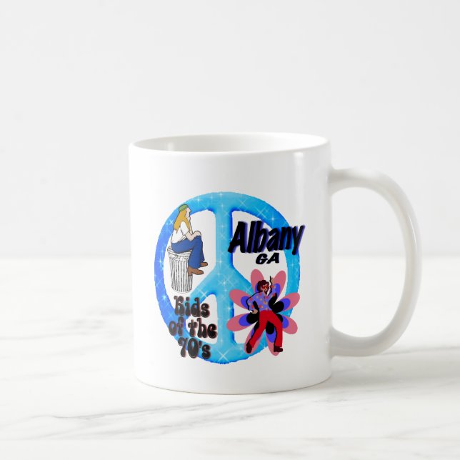 Caneca De Café Miúdos de Albany dos anos 70 (Direita)