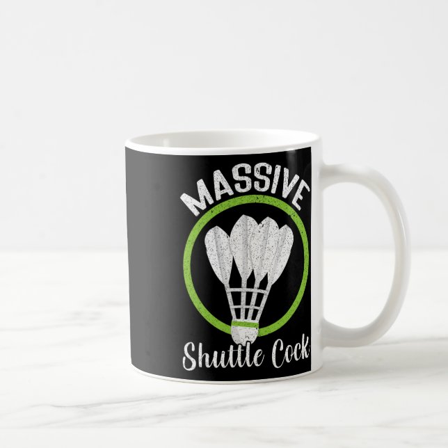 Caneca De Café Mive Shuttle Engraçado Dminton (Direita)