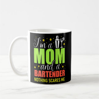 Caneca De Café Mixologista Bar Mãe Sou Mãe E Barman