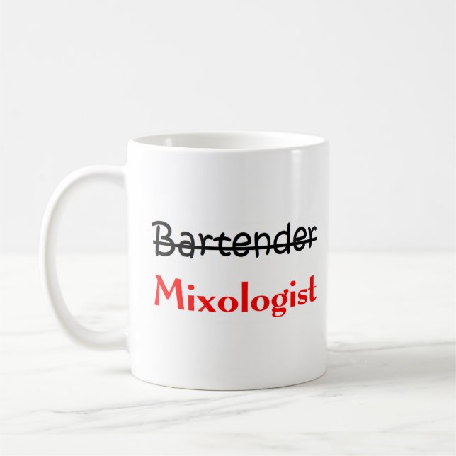 Caneca De Café mixologista barman (Esquerda)