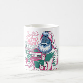Caneca De Café Mixtape de papais noeis - Nostalgia de Natal dos a