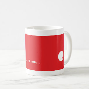 Caneca De Café Mmm Limpo Mínimo de Espiação Mostra Olhos