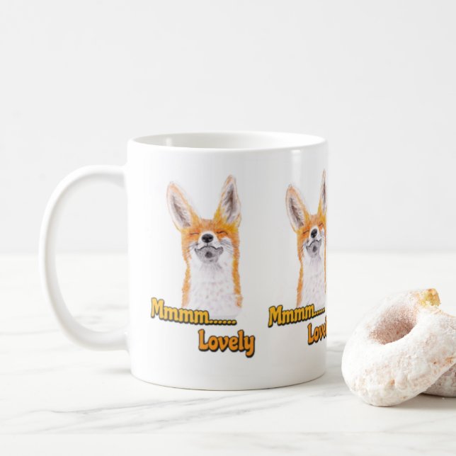 Caneca De Café mmm Lovely (Com Donut)