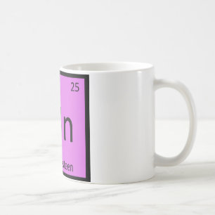 Caneca De Café Mn - Química de Frutas de Mangosteen Mesa periódic