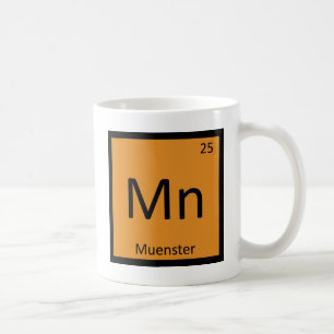 Caneca De Café Mn - Química de Queijo de Muenster Mesa Periódic