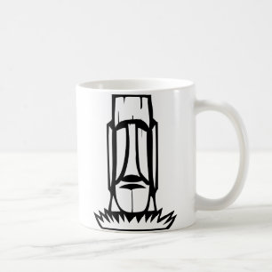 Caneca De Café Moai