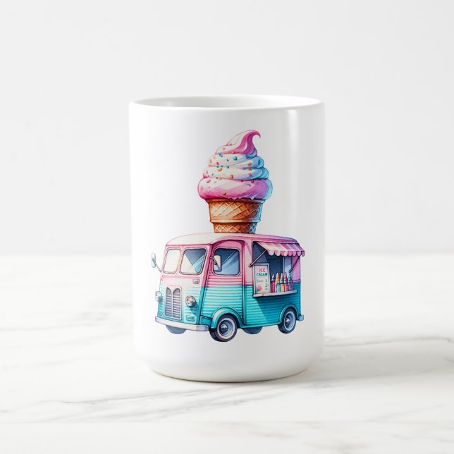 Caneca De Café mobile ice cream van (Centro)
