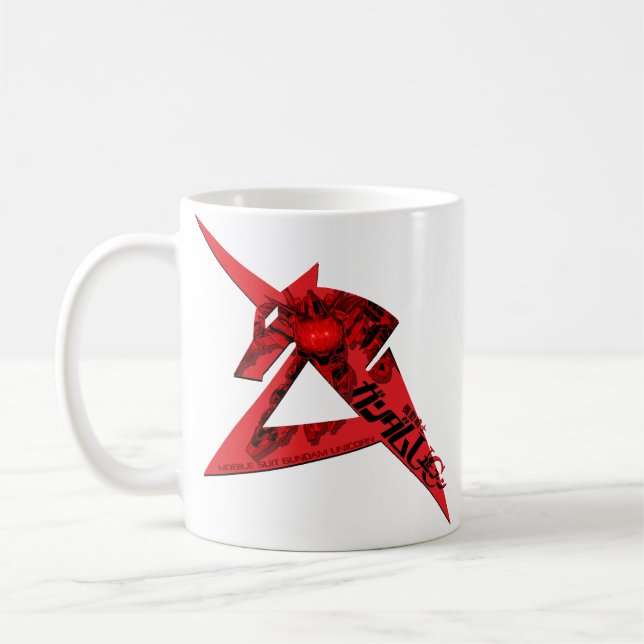 Caneca De Café Mobile Suit Gundam Unicorn (Esquerda)