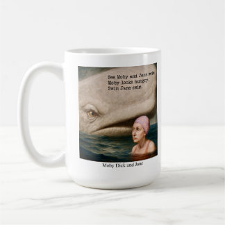Caneca De Café Moby Dick e Jane