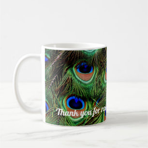 Caneca De Café Moça-de-sogra Peacock Mug