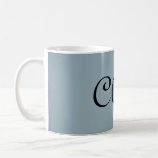 Caneca De Café Mochila com texto desenhado