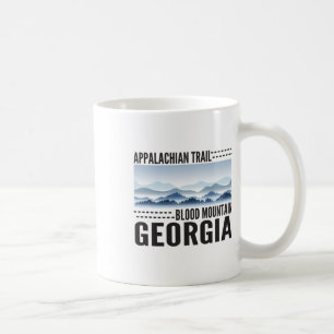Caneca De Café Mochileiros da Trilha Appalachian caminhando na Mo