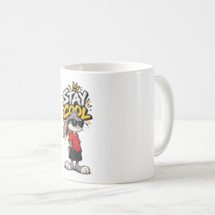 Caneca De Café Moda de Rua Coelho Gráfico Stay Cool – Urba Divert