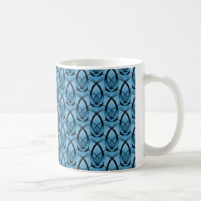 Caneca De Café Moda para a frente Mug, azul claro (Direita)