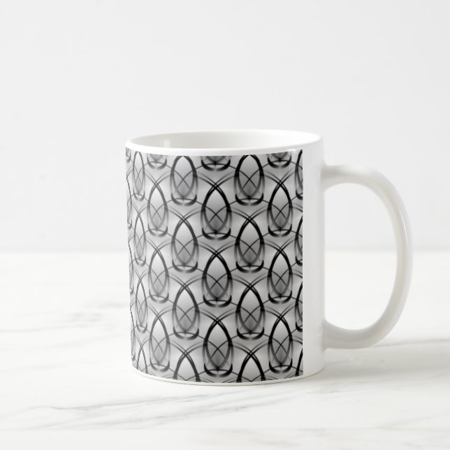 Caneca De Café Moda para frente Mug, prata (Direita)