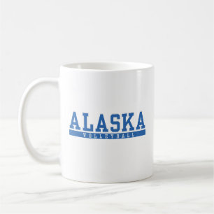 Caneca De Café modelo clássico azul do Alasca de volta
