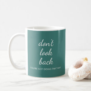 Caneca De Café Modelo de Caligrafia de Citação Personalizada Não