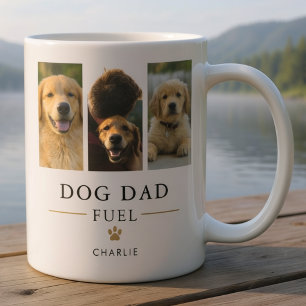 Caneca De Café Modelo de Colagem de Fotos de Animais de Estimação