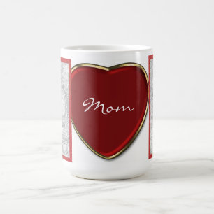 Caneca De Café Modelo de Foto Cardíaca Personalizada