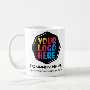 Caneca De Café Modelo de Logotipo de promoção comercial moderno e