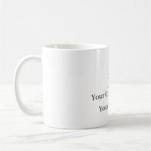 Caneca De Café Modelo de logotipo personalizado elegante