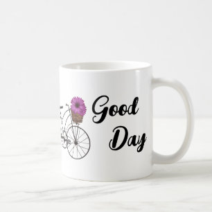 Caneca De Café Modelo de Vintage Bom dia