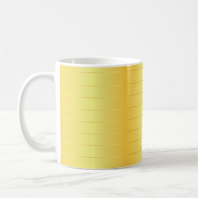 Caneca De Café Modelo Dourado clássico de tendência elegante pers (Esquerda)