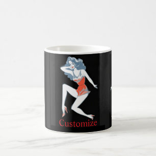 Caneca De Café Modelo Glamouroso Posando Thunder_Cove