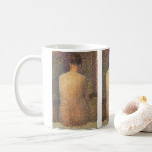 Caneca De Café Modelo por trás de Georges Seurat, Arte Antigo