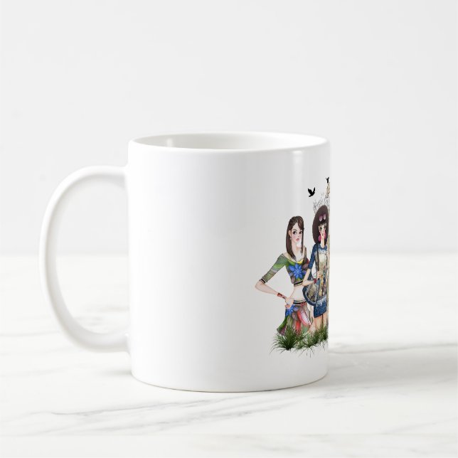 Caneca De Café Modelos de Moda Trendy (Esquerda)