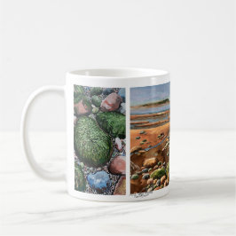Caneca De Café Modern Beach Greens e Sandy Browcape