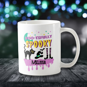 Caneca De Café Modern Cute Boo-timensamente Spooky