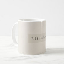 Modern Name Mug 