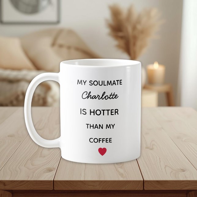 Caneca De Café Modern Personalized Soulmate Coffee Mug (Criador carregado)