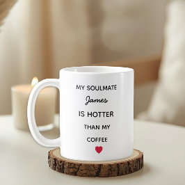 Caneca De Café Modern Personalized Soulmate Coffee Mug