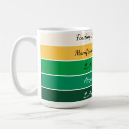 Caneca De Café Modern St. Patrick’s Day Gradient
