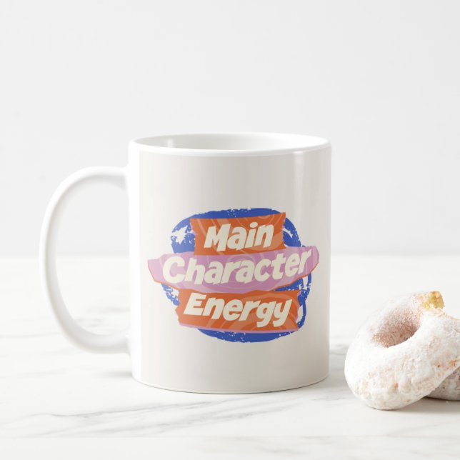 Caneca de Café Moderna com Estilo / Tendência (Com Donut)