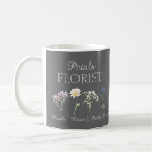 Moderna Marca de Florista Boutique de Negócios 