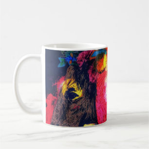 Caneca De Café Moderno Africano - Pop de Arte Contemporânea