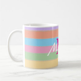 Caneca De Café Moderno elegante fofo simples brilhante