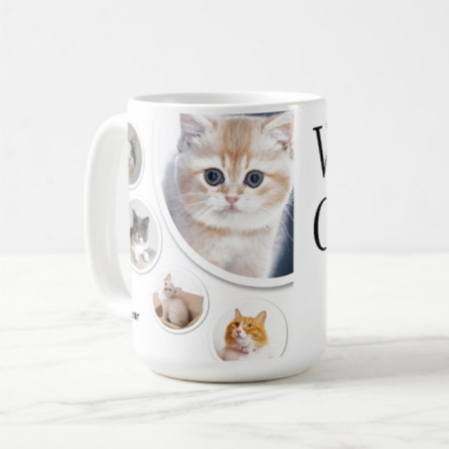 Caneca De Café Moderno 'Meu Querido Gato' | Café Mug | (Criador carregado)