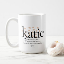 Caneca De Café Moderno Minimalista Define Katie 15oz Coffee Mug