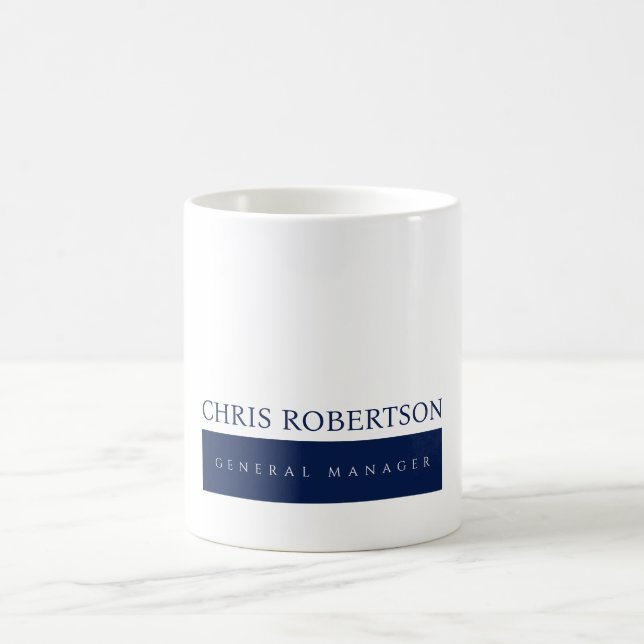 Caneca De Café Moderno Minimalista Simples (Centro)