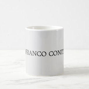 Caneca De Café Moderno Mínimo de Cinzas Claras